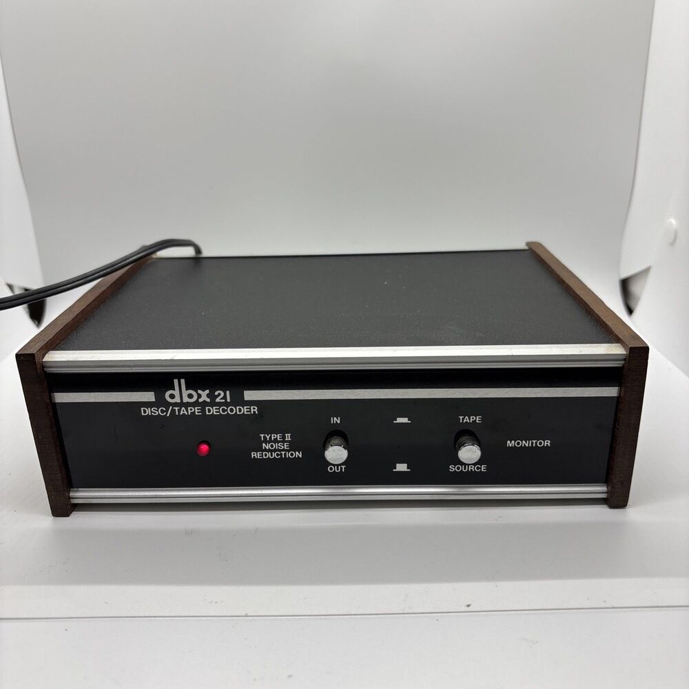 DBX 21 Disc Tape Decoder 21 USA Made - 1 Owner (Power Tested only) Untested